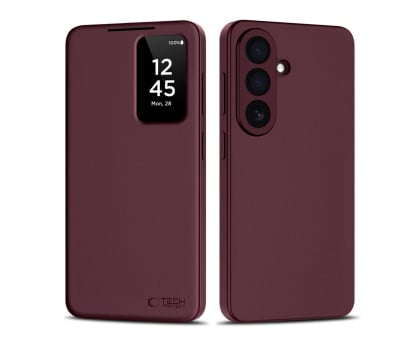 Etui / obudowa na smartfona Tech-Protect Smart Wallet Galaxy S26+ Plus Mulberry